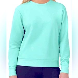 FILA mint green pull over sweatshirt